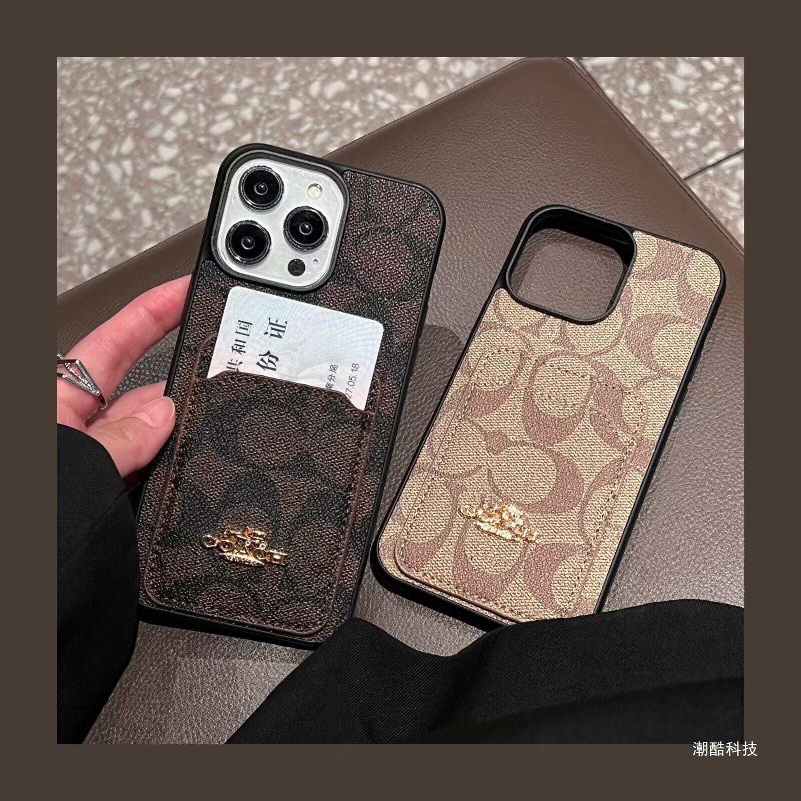 Coach Outlet Coach Apple Wallet Card Holder Coach Wallet Cell Phone Holder Pro Max Iphone Plus