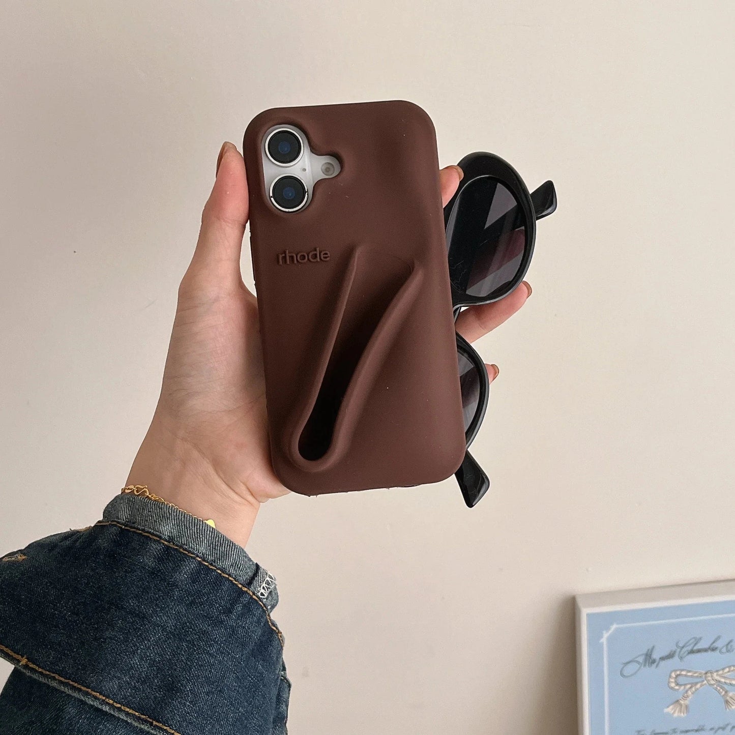 Trendy Lipstick Case For iPhones (Espresso)