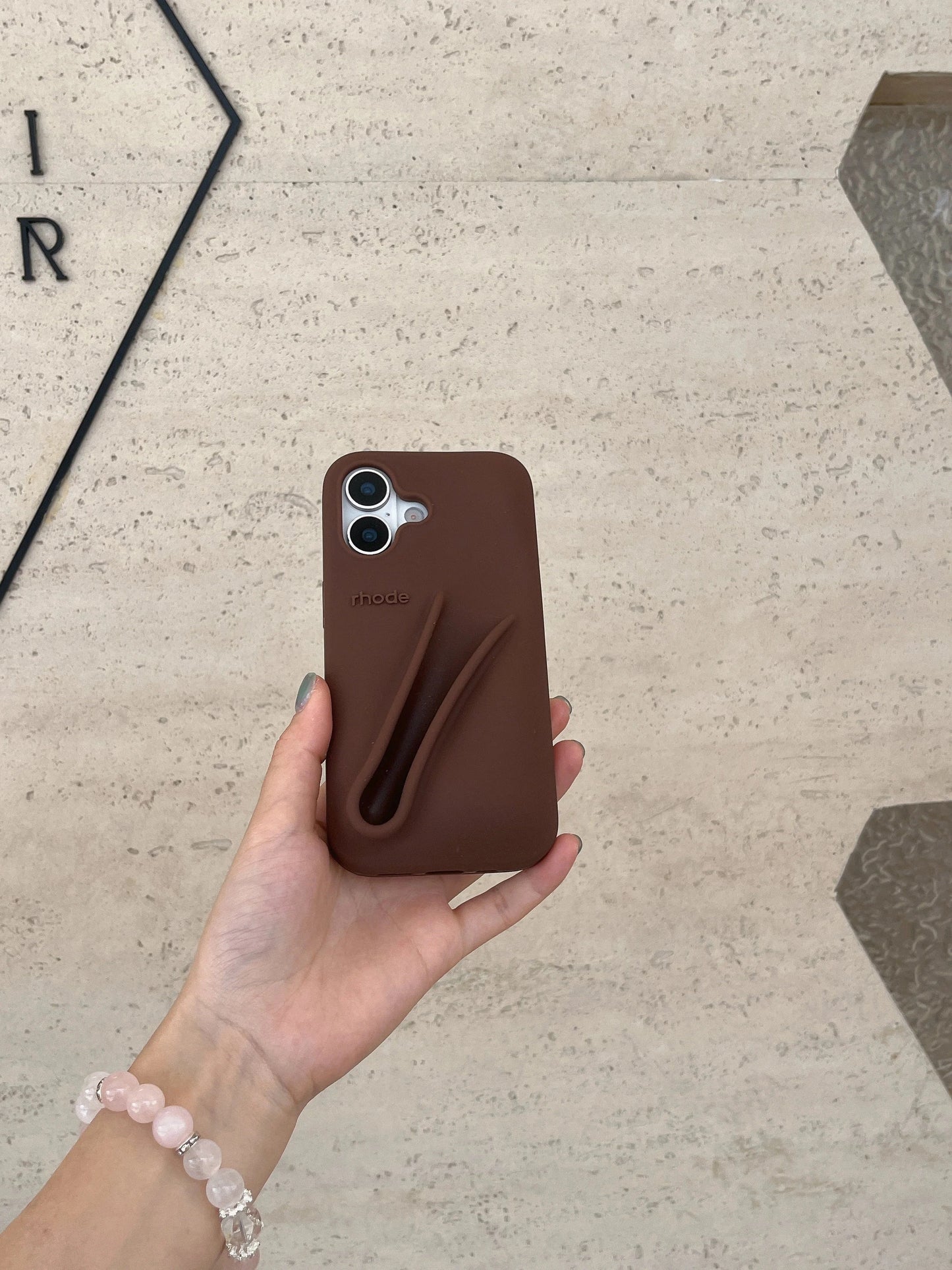 Trendy Lipstick Case For iPhones (Espresso)