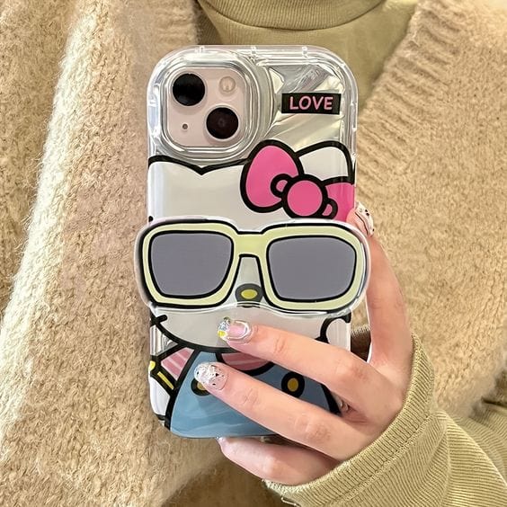 Cute Kitty glasses holder case - Main Image