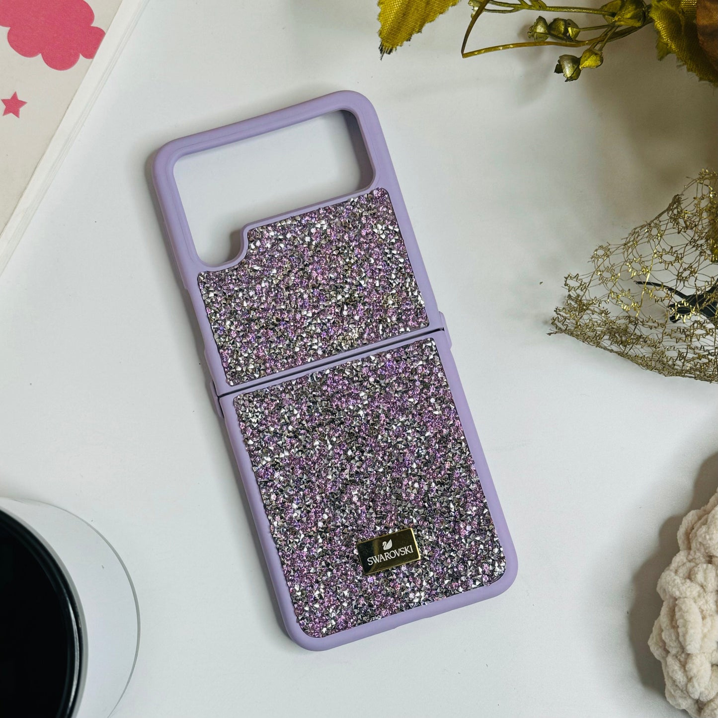 Diamond Stone Case For Samsung Z Flip Series