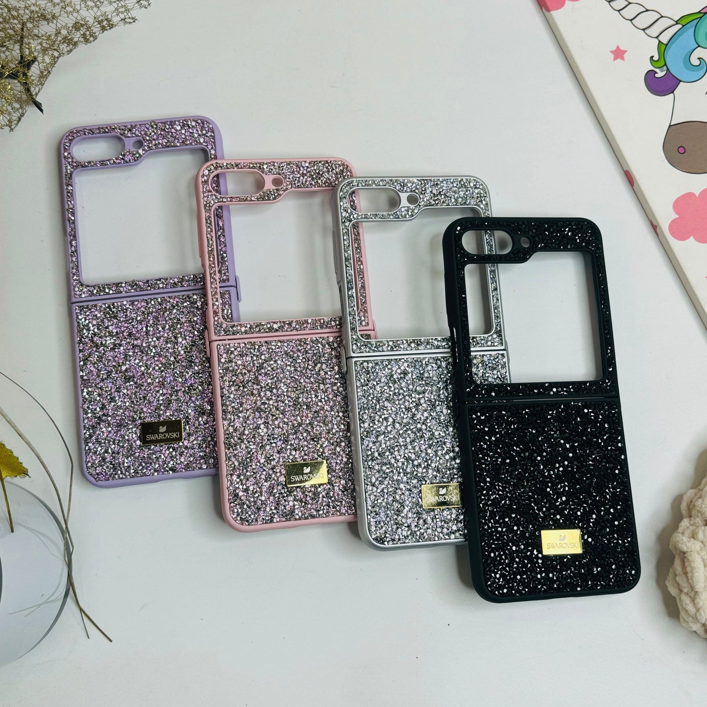 Diamond Stone Case For Samsung Z Flip Series