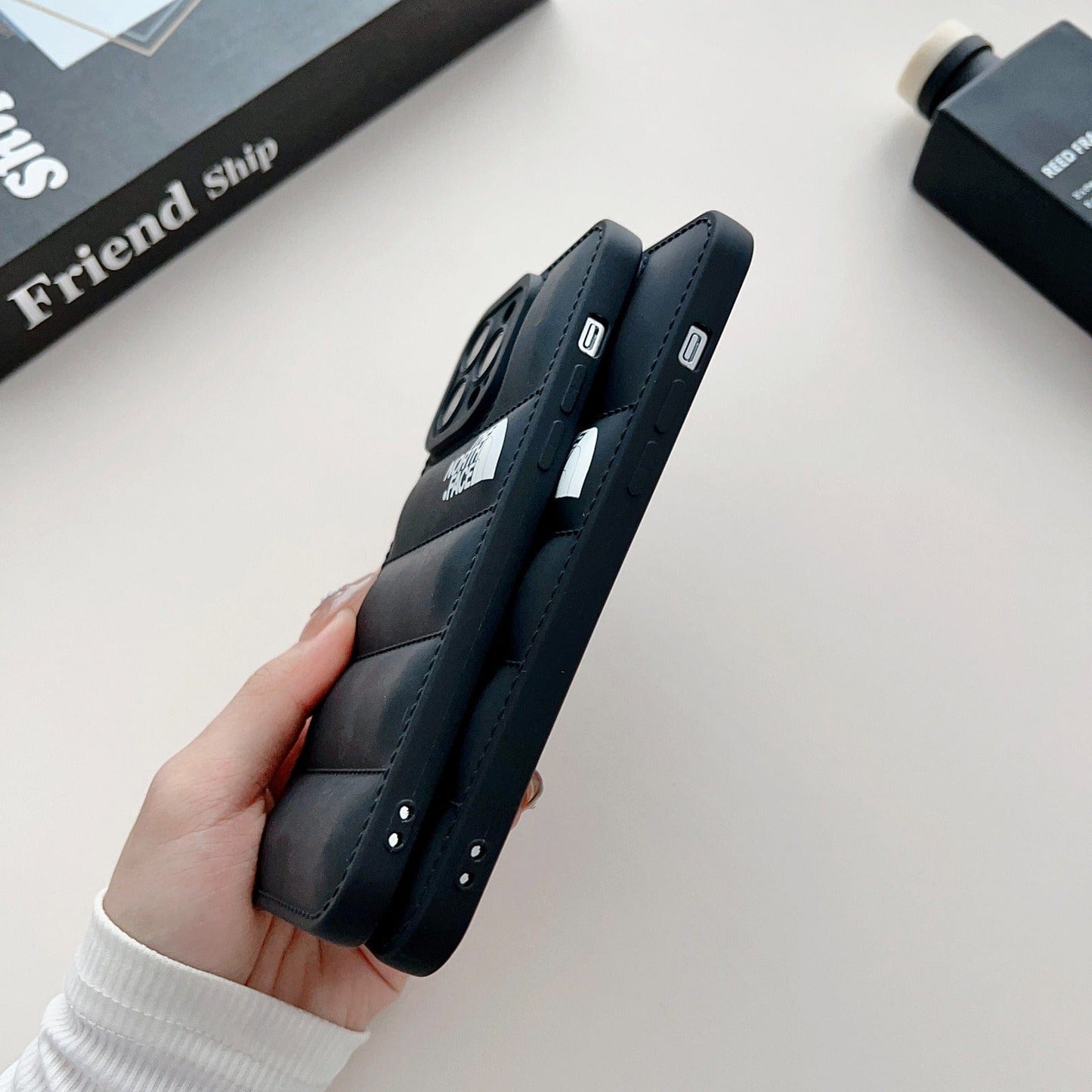 Premium Smart NF Puffer Case For iPhone