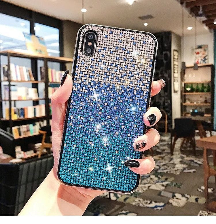 Colorful Glitter cases for Iphone users