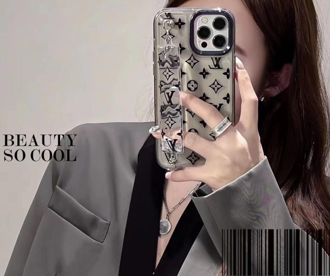 Premium Quality Branded Transparent Case with Belt