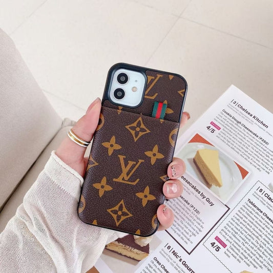 Premium Luxe Phone Case With Card Holder #003