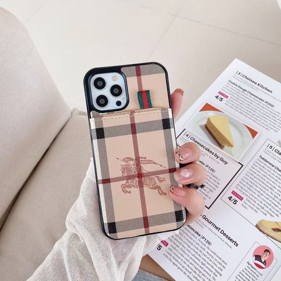 Premium Luxe Phone Case With Card Holder #002