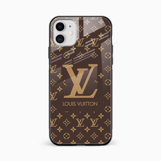 Brown Color Branded Phone Case