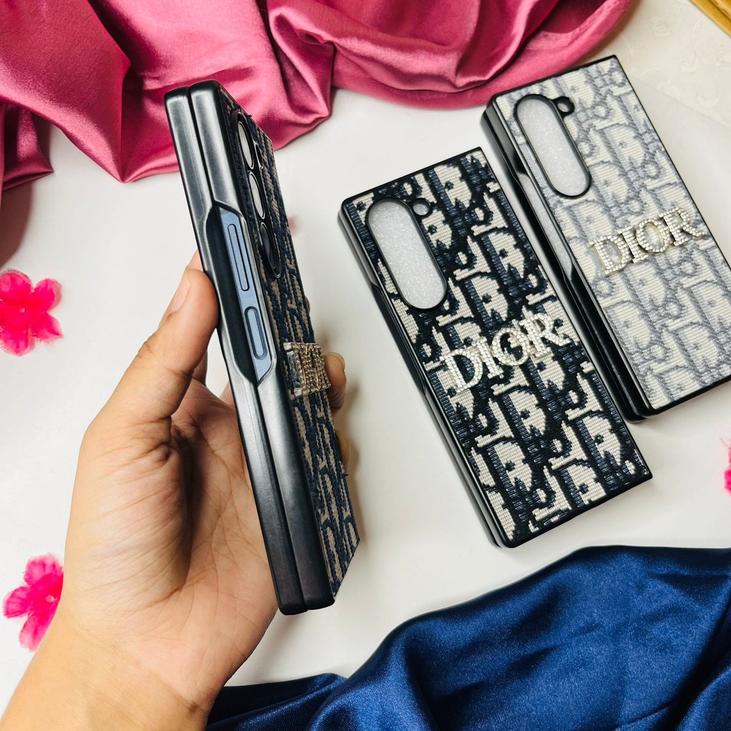 Branded Stone Doir Phone Case For Samsung Fold Series