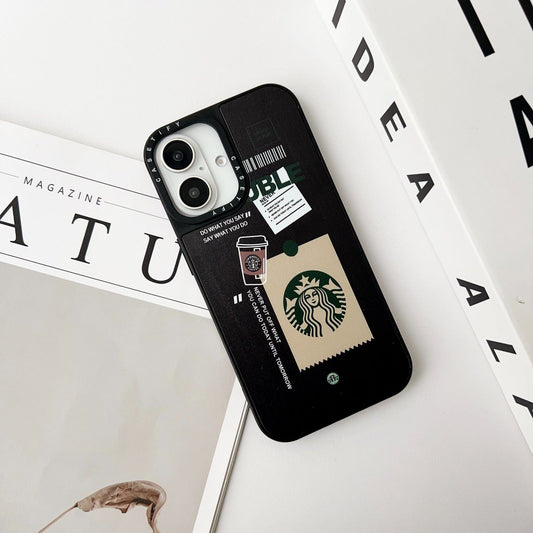 Luxury Branded Double coffee lover phone case