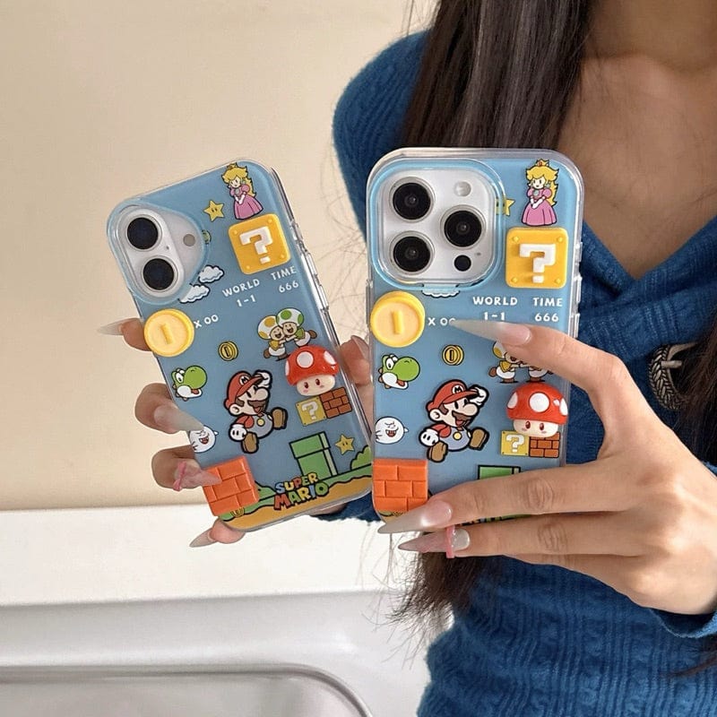 Super Cartoon Phone Case With Charm