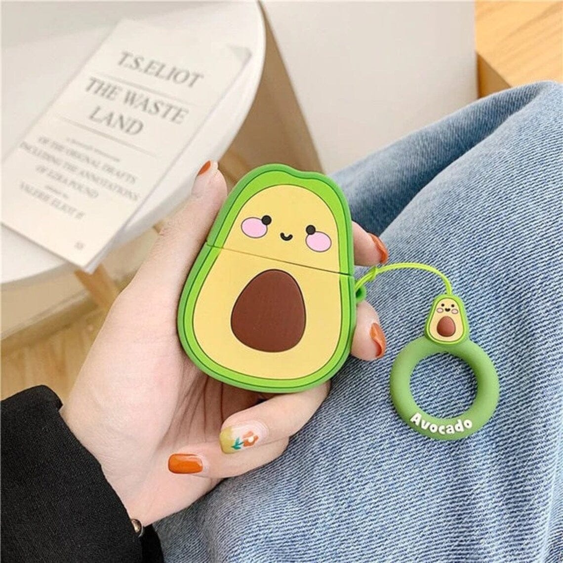Earbud Case Airpods Case Avocado Cute Avocado Airpod Case – Covers