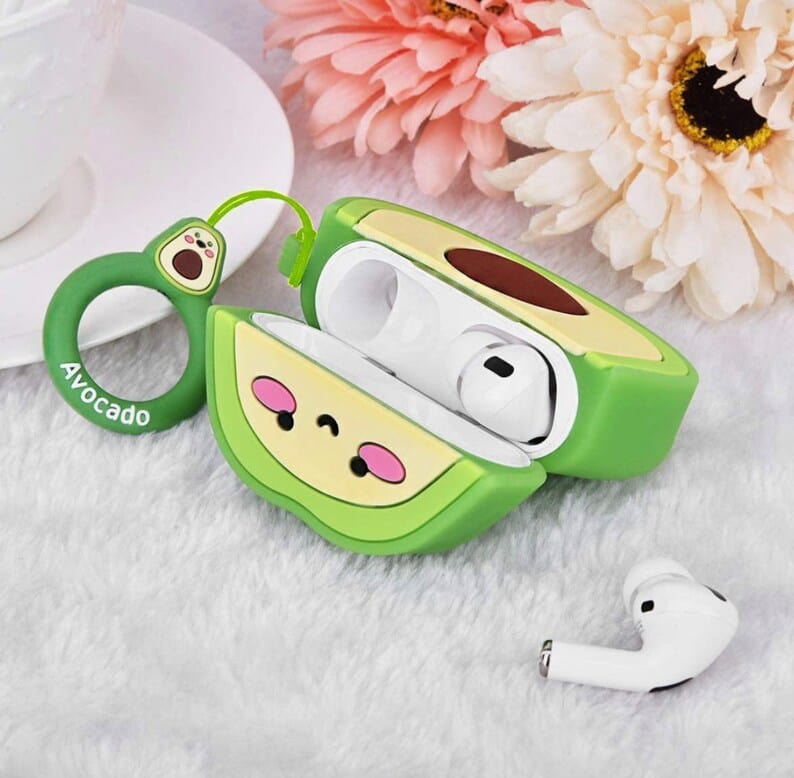 Cute Avocado Airpod Case