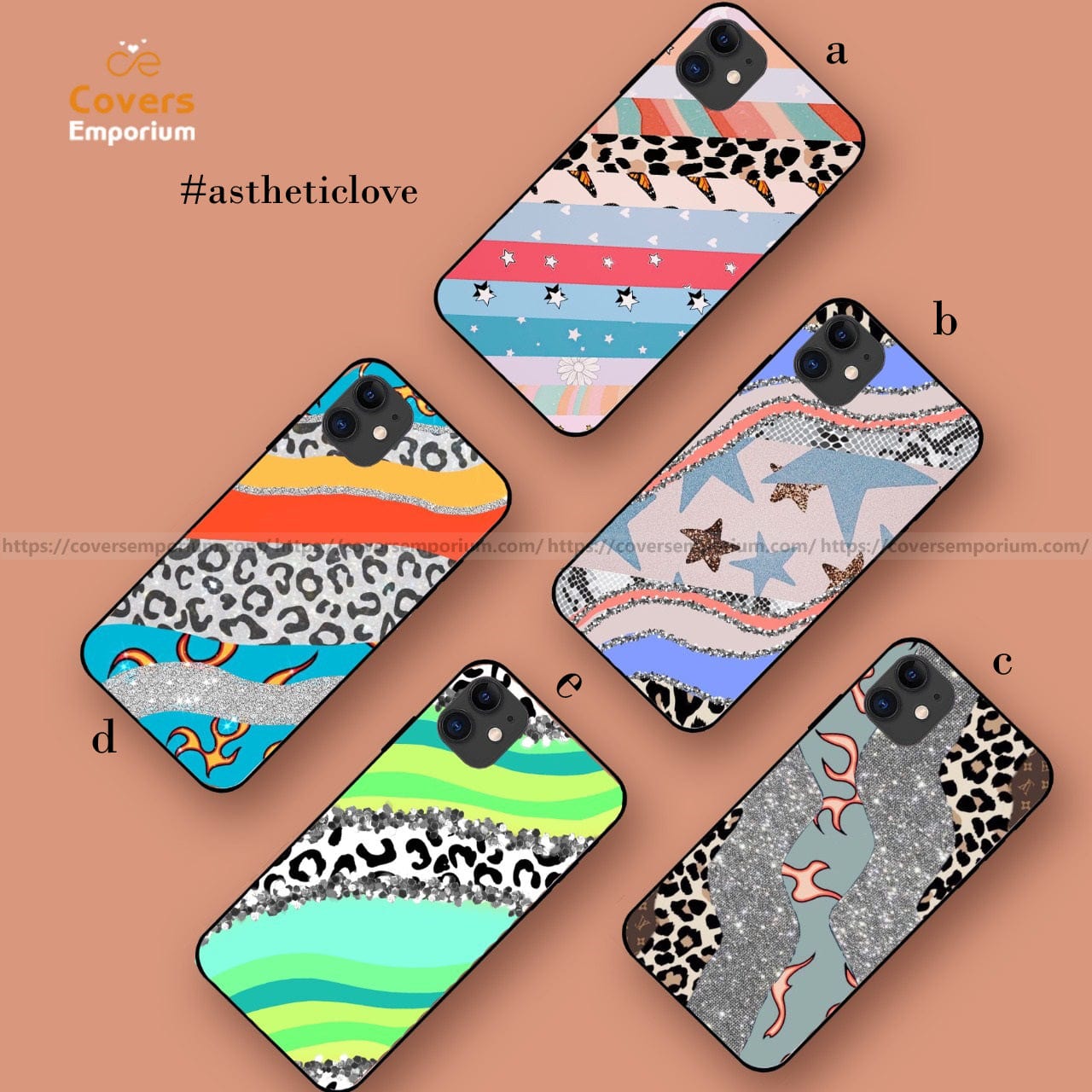 Aesthetic Love Mix designer cases