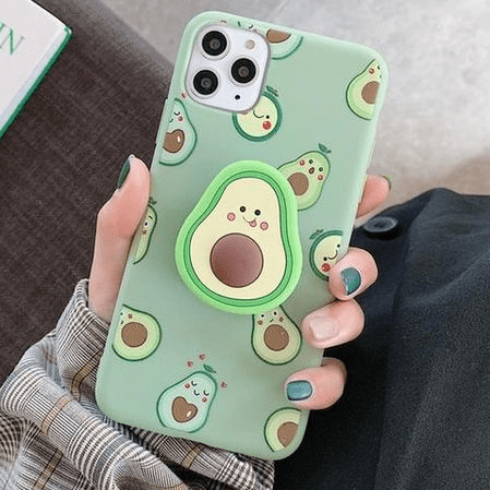 Cute Green Avocado matte finish case