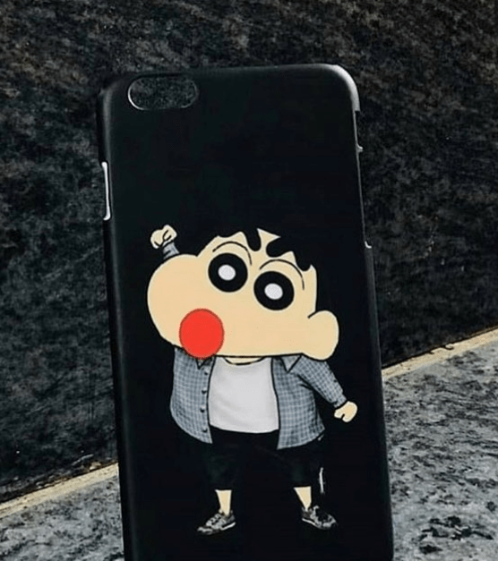 Black Shinchan gripper case