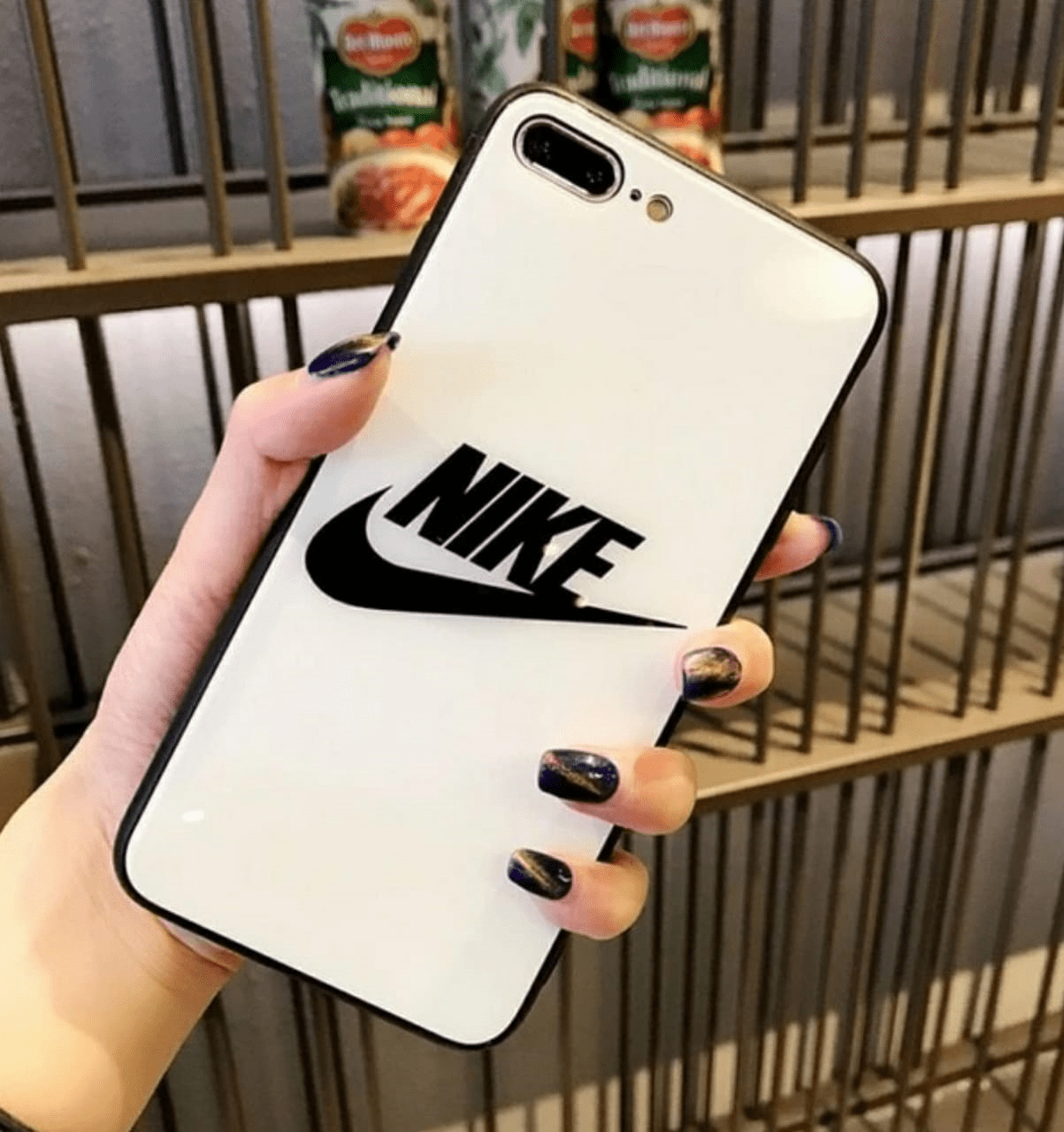 Luxury White Glass case