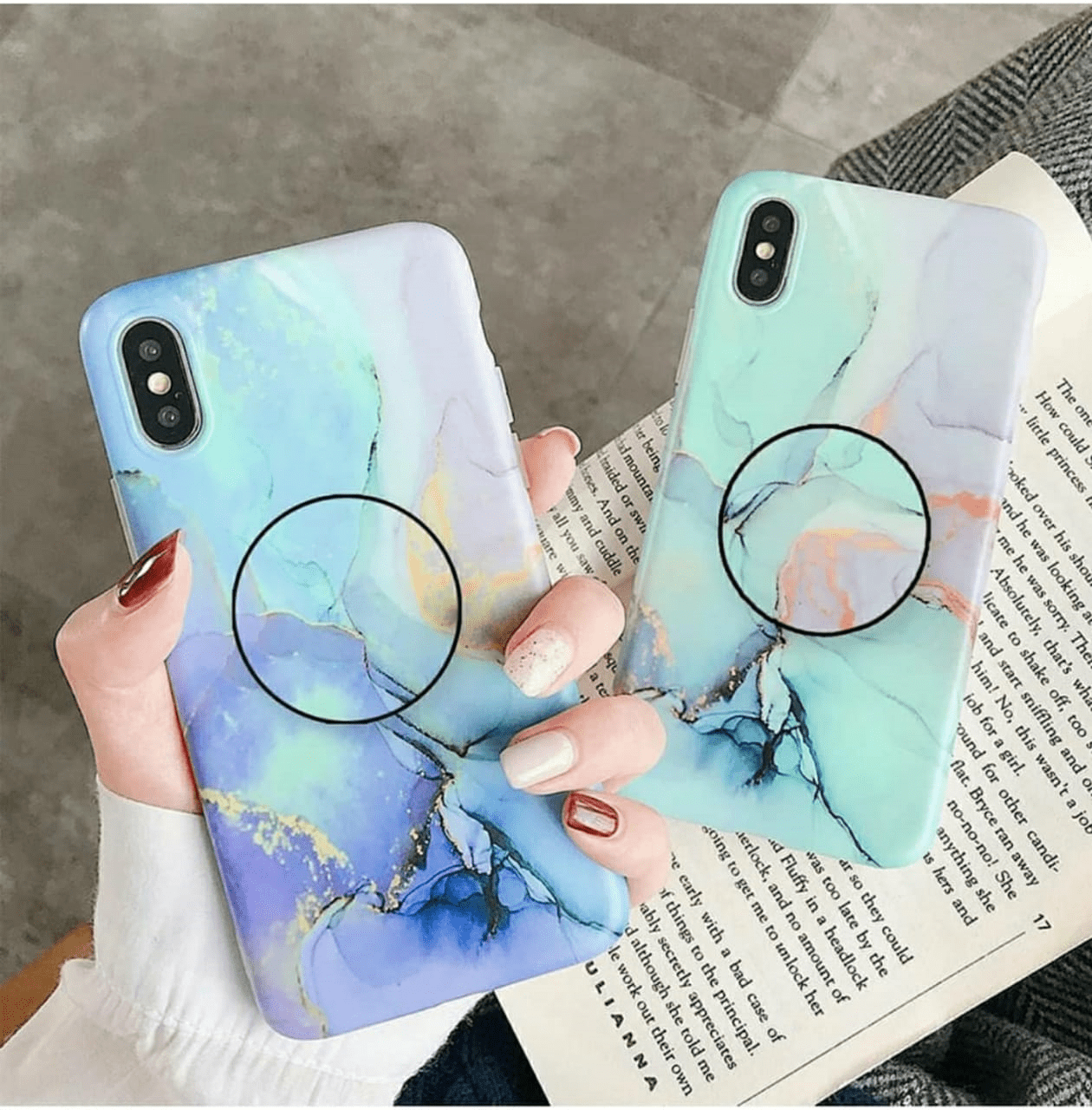 Marble affairs phone case