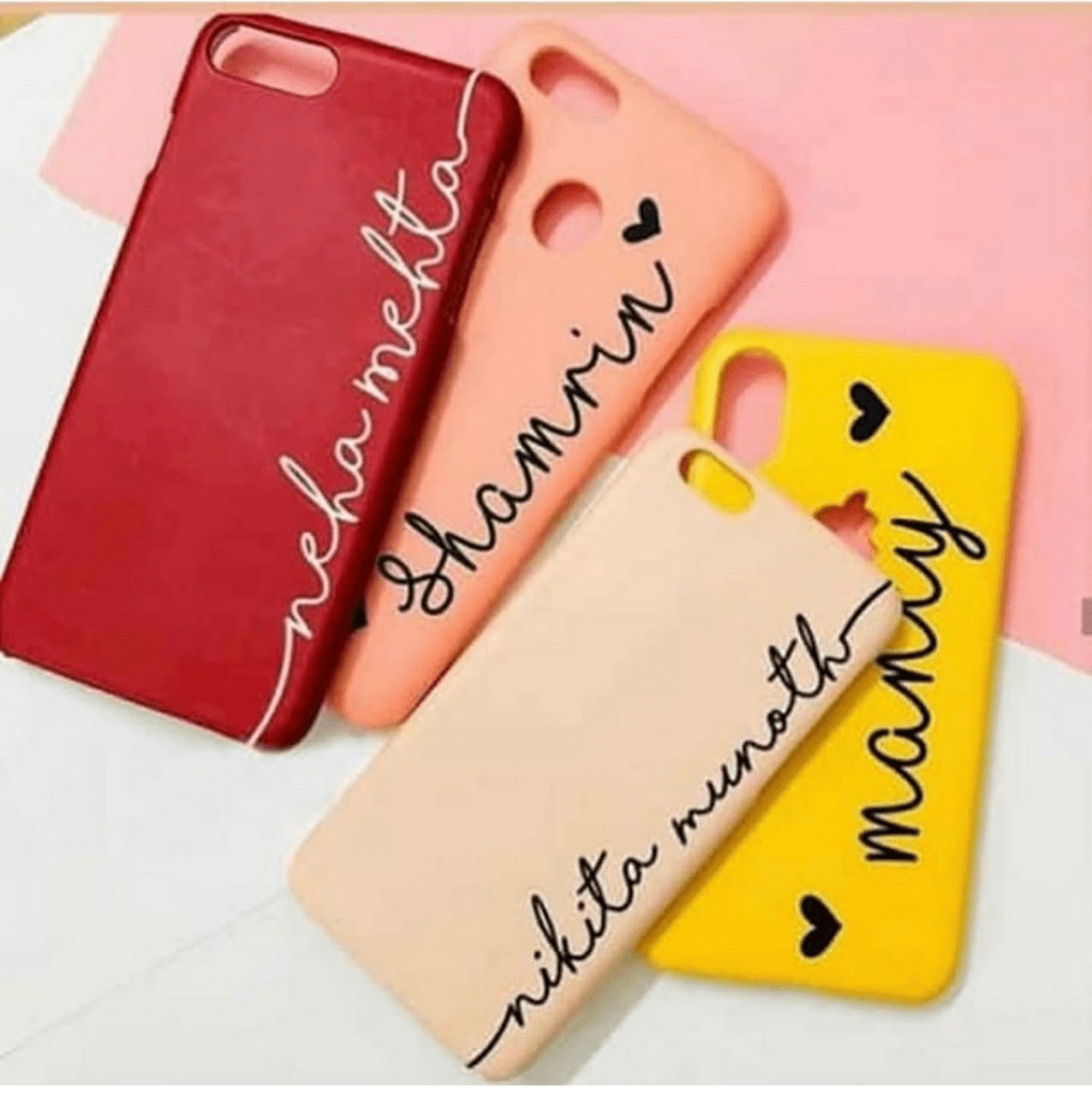 Pastel name cases