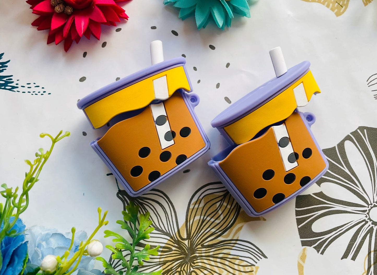 Cute sipper Airpod case