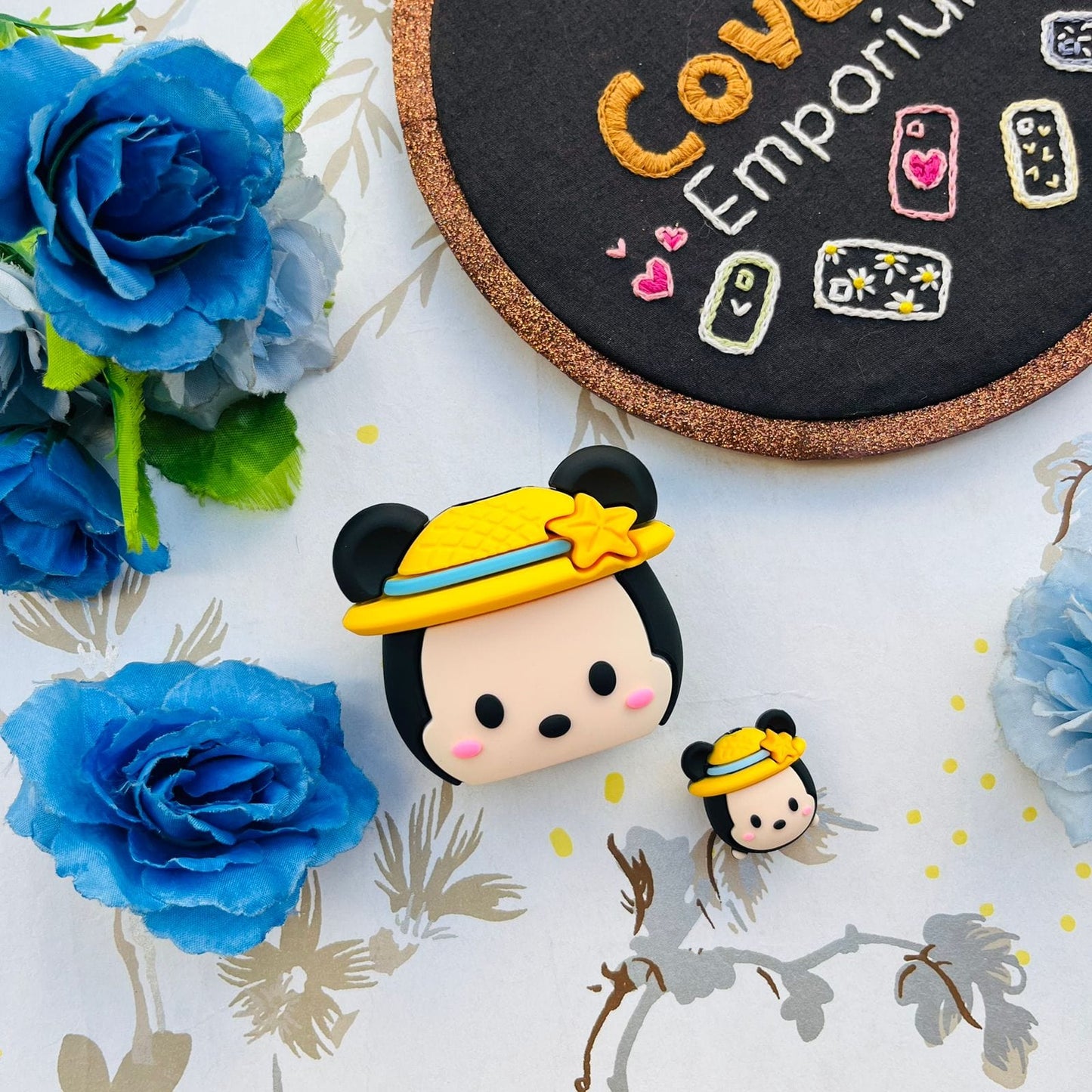 iPhone 18W 20W 3d Silicone Cartoon Charger Protective Case – Mickey Cap