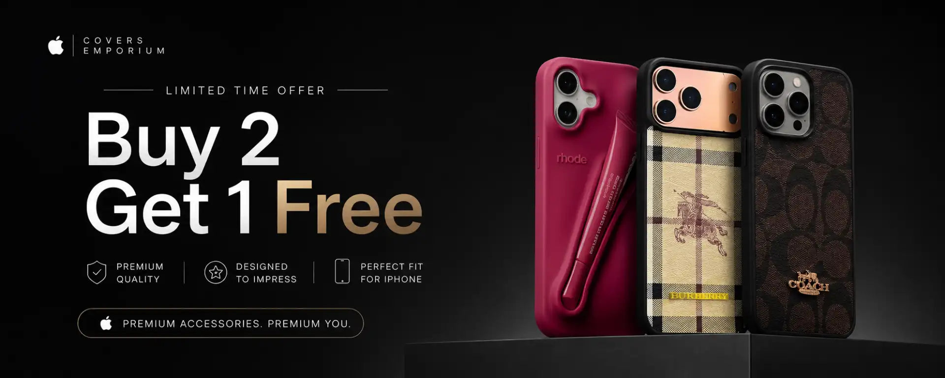 Buy 2 Get 1 Free on All Phone Cover