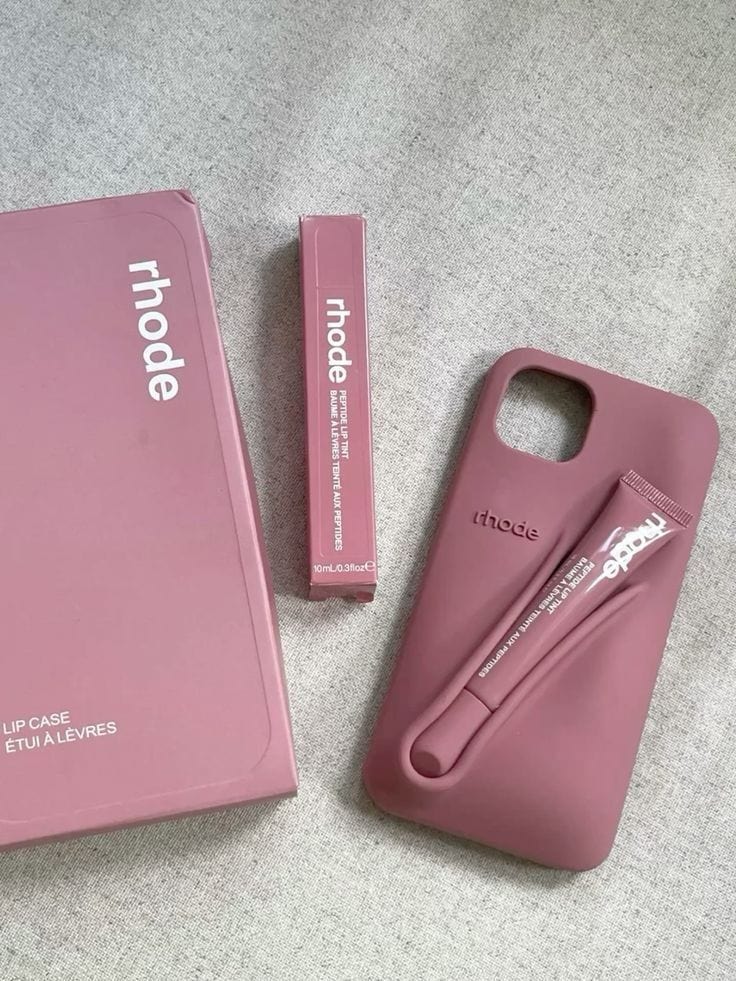 Trendy Lipstick Case For iPhones (Salty Tan) (With Lip Tint)