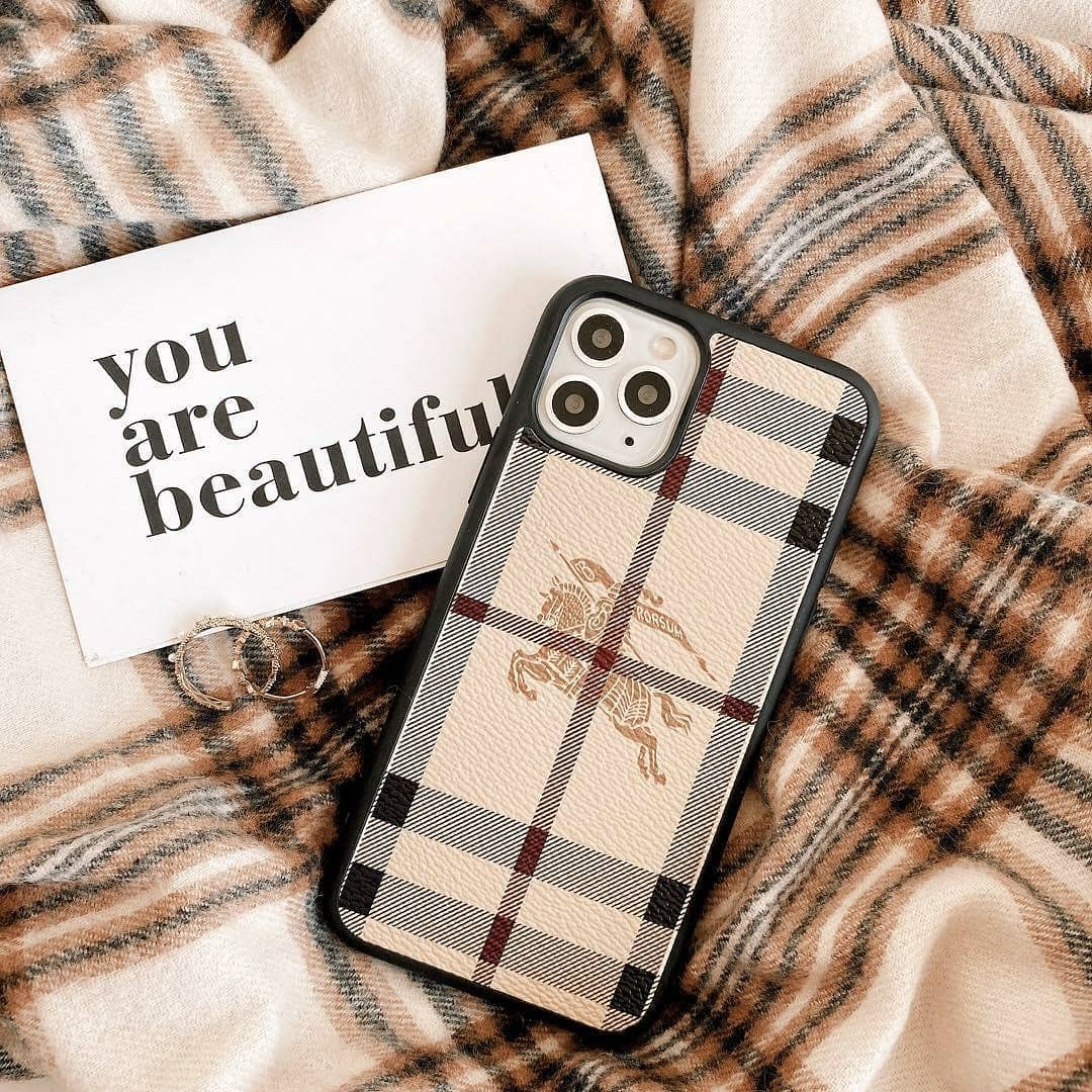 New Premium Branded Leather Phone Case