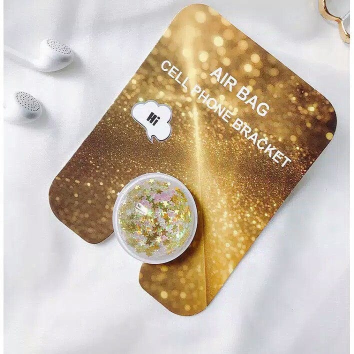 Glitter Pop Socket For Mobile Phone