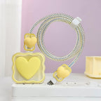 Heart Decor data cable protector and charging head cover
