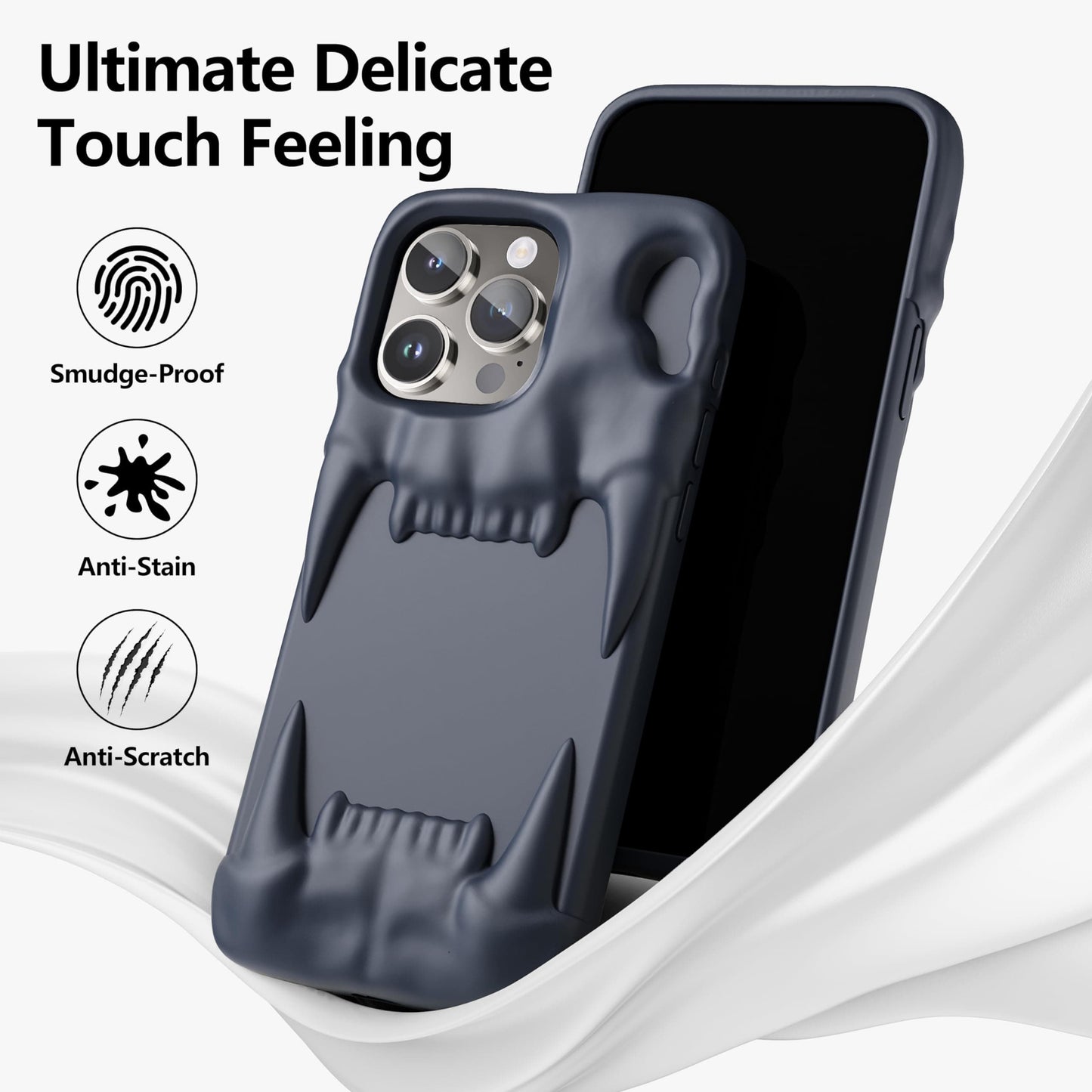 Tiger Teeth Silicone Case For iPhones