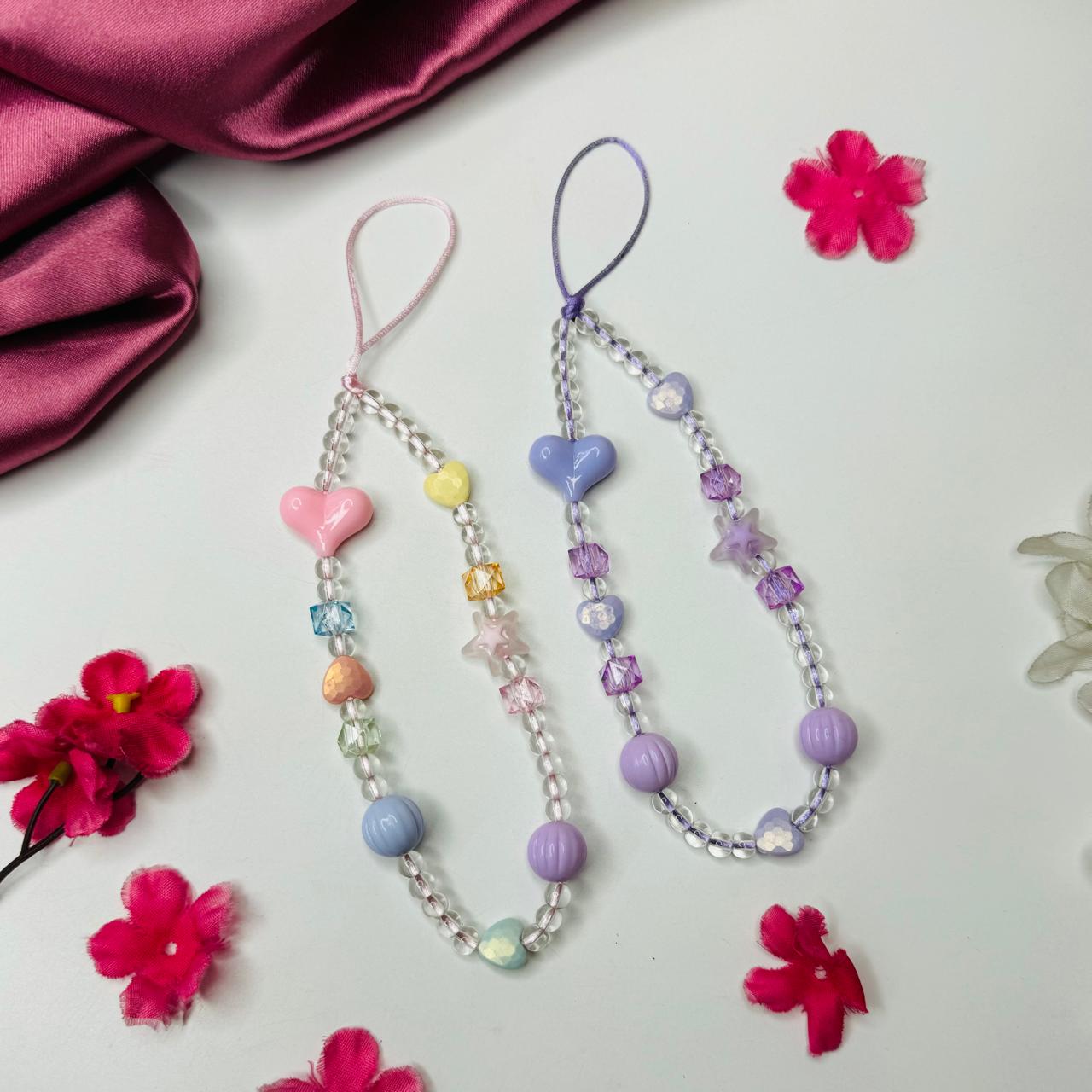 Purple or Pink Heart Charm