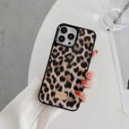 New Premium Leopard Leather Phone Cases