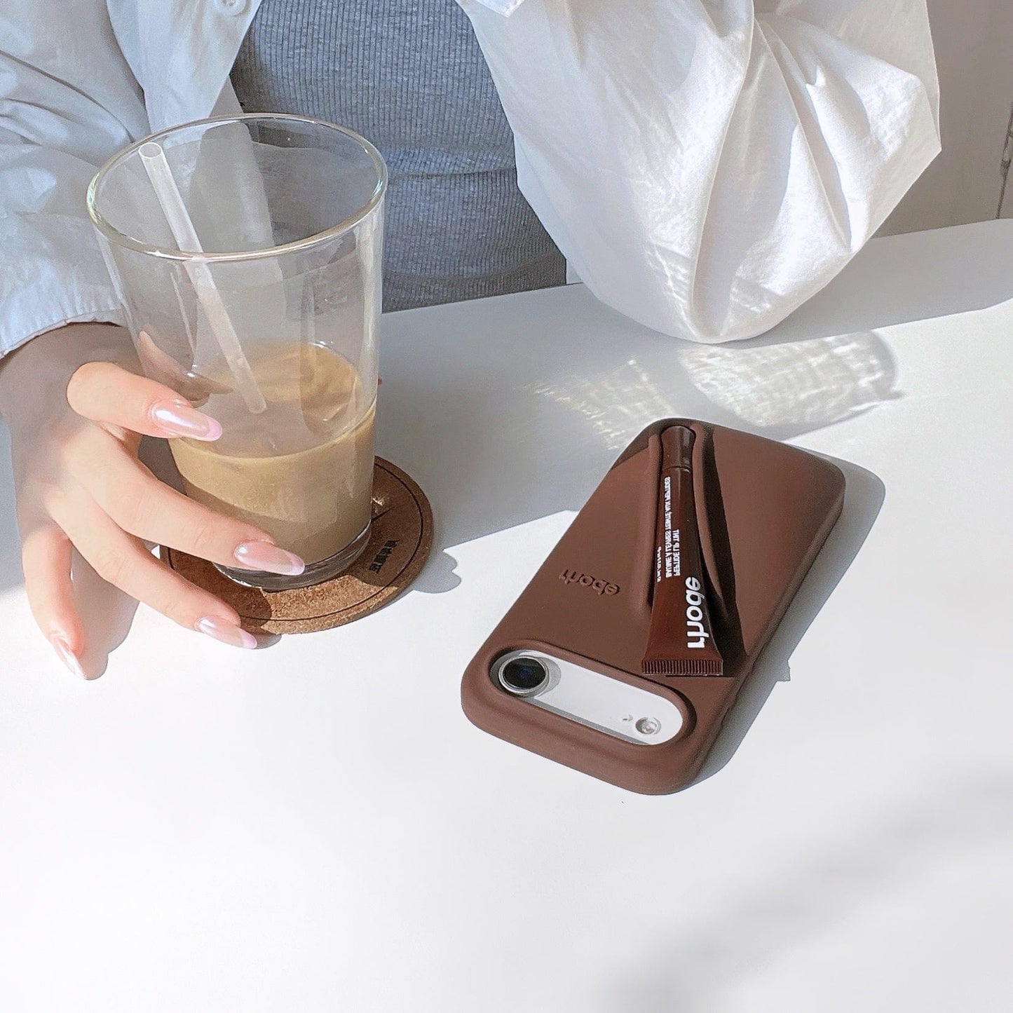 Trendy Lipstick Case For iPhones (Espresso)