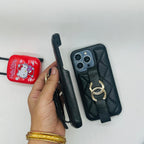 Luxury Black Branded Case With Belt