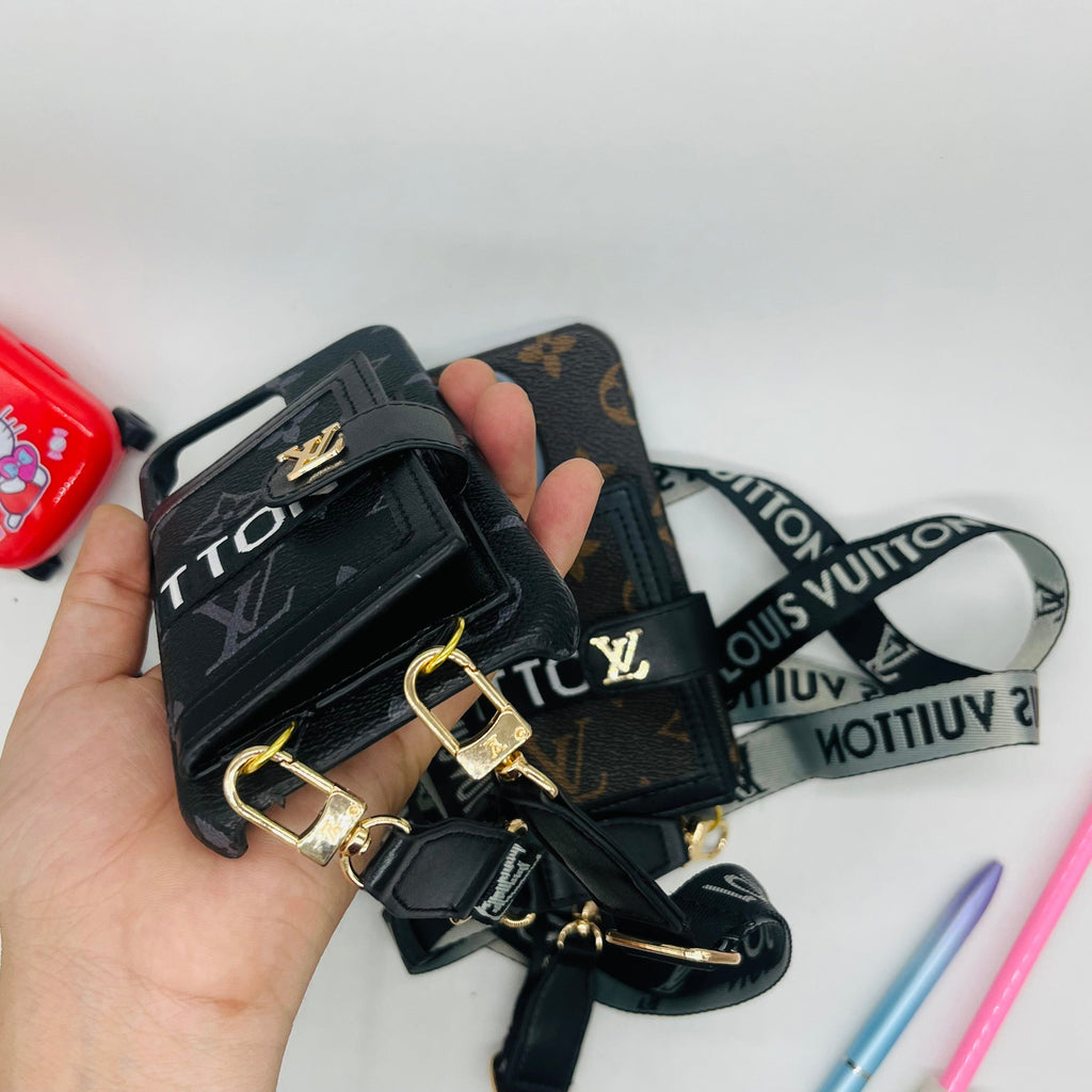 Luxury Branded Case With Belt & Card Slot