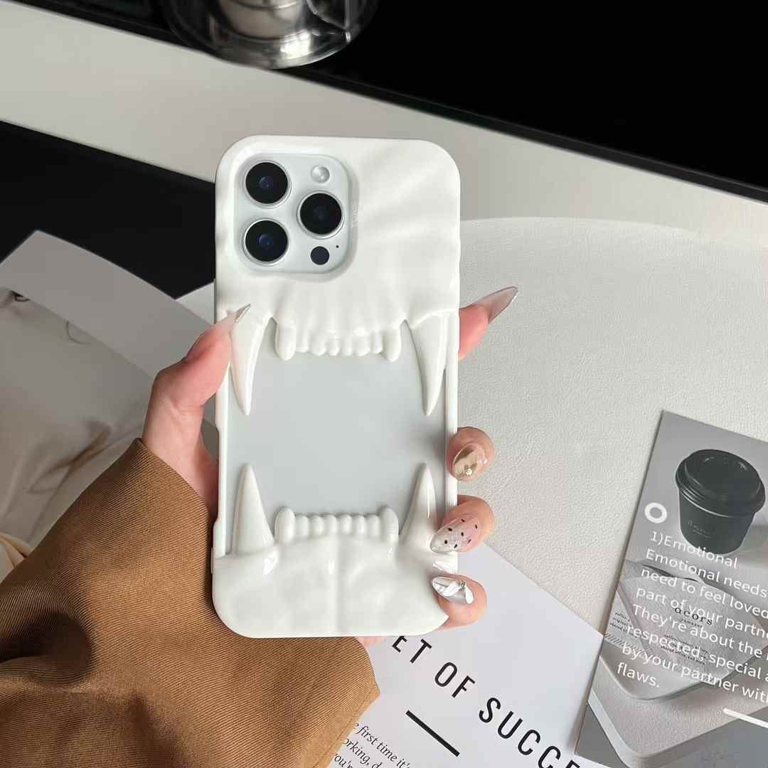 Tiger Teeth Silicone Case For iPhones