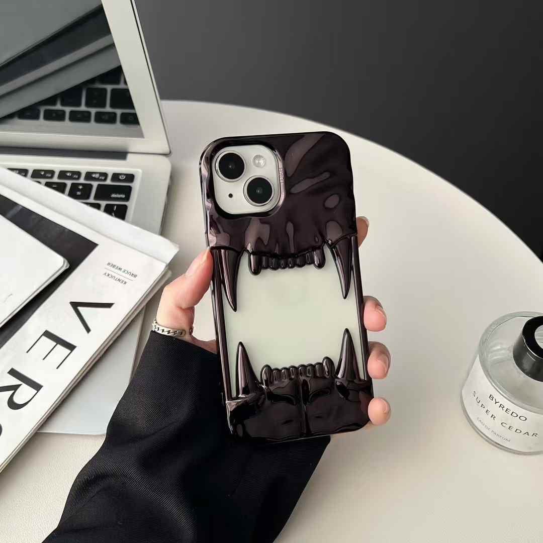 Tiger Teeth Silicone Case For iPhones