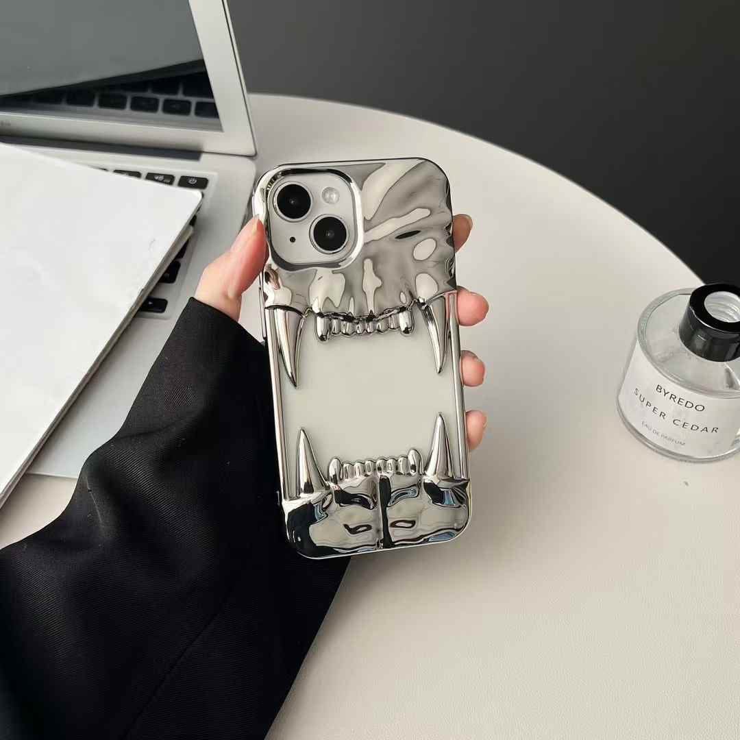 Tiger Teeth Silicone Case For iPhones