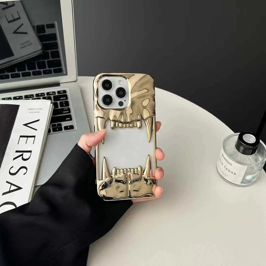 Tiger Teeth Silicone Case For iPhones