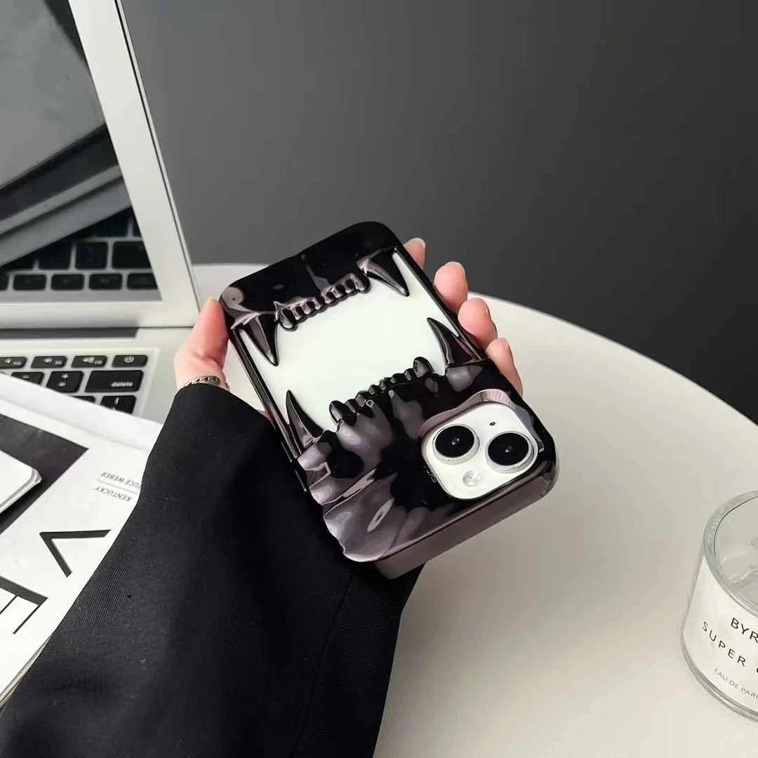 Tiger Teeth Silicone Case For iPhones