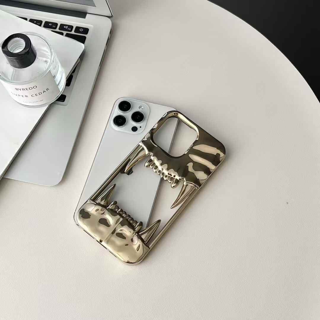 Tiger Teeth Silicone Case For iPhones