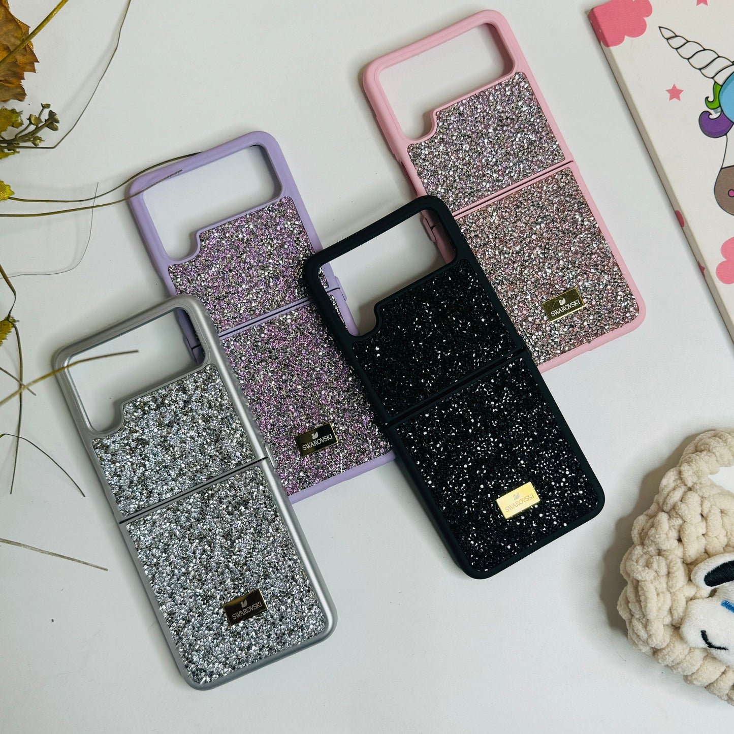 Diamond Stone Case For Samsung Z Flip Series