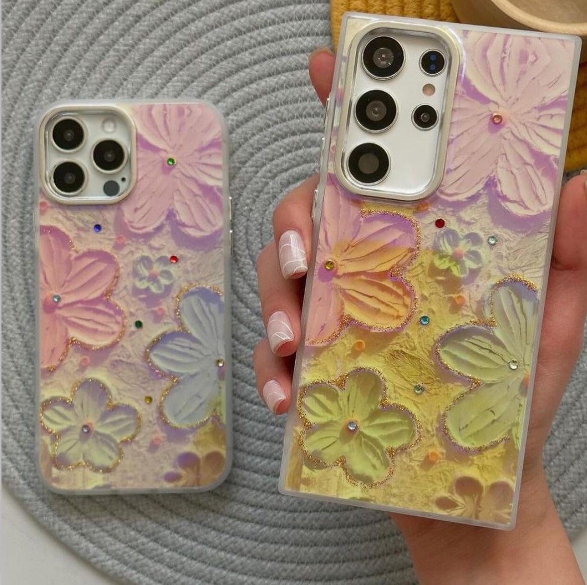 Classy Floral Oil Painting Phone Case