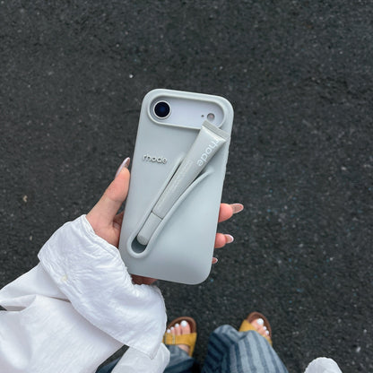 Trendy Lipstick Case For iPhones (Grey)