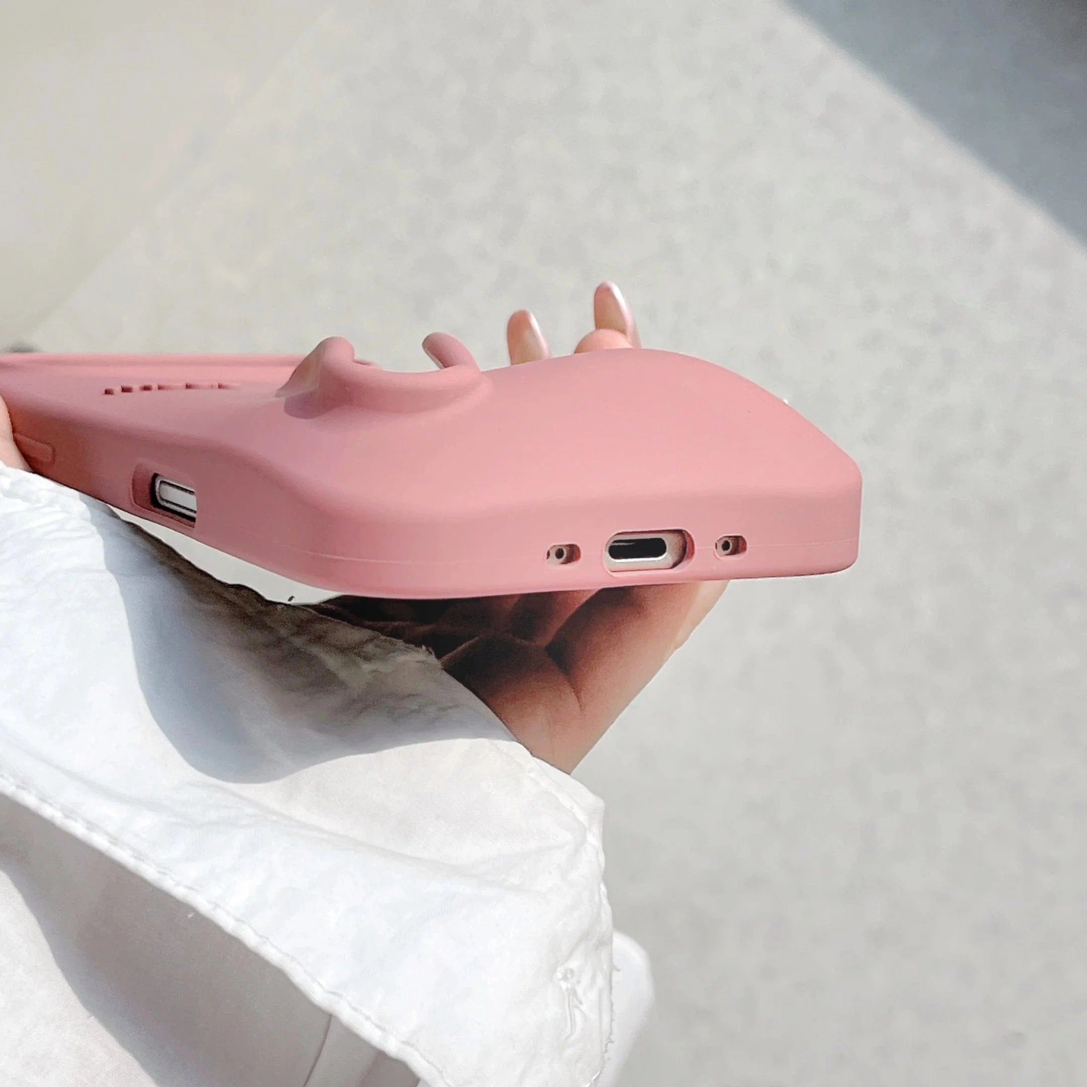 Trendy Lipstick Case For iPhones (Toast) (With Lip Tint)