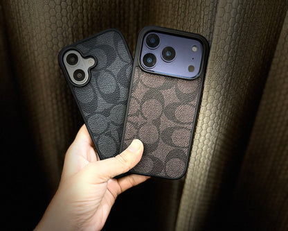 New Premium Branded Luxe Leather Phone Case