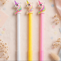 Cute Unicorn Pen Set - Pastel Colors (Set of 3)