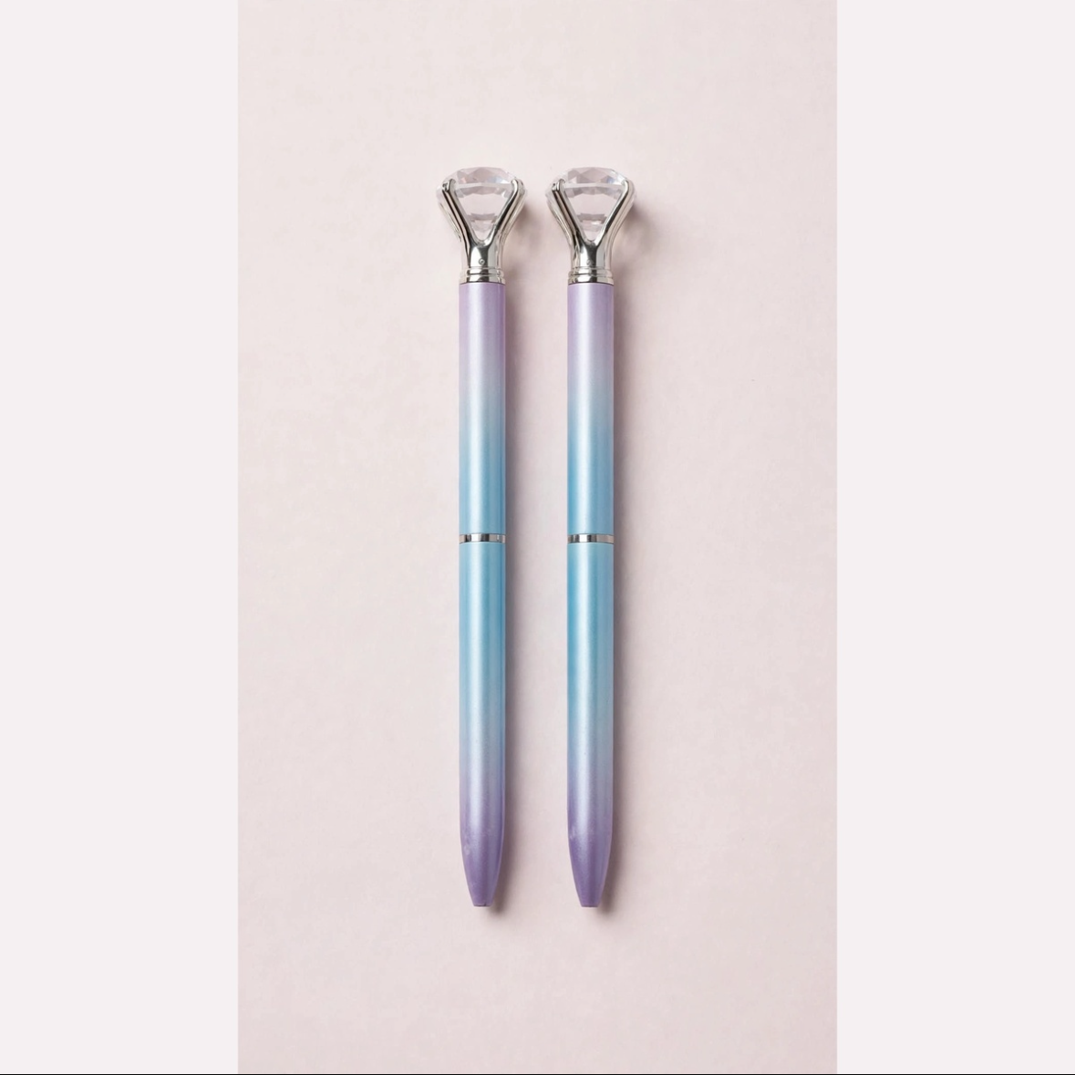 Luxury Diamond Crystal Top Pen - Mermaid Gradient