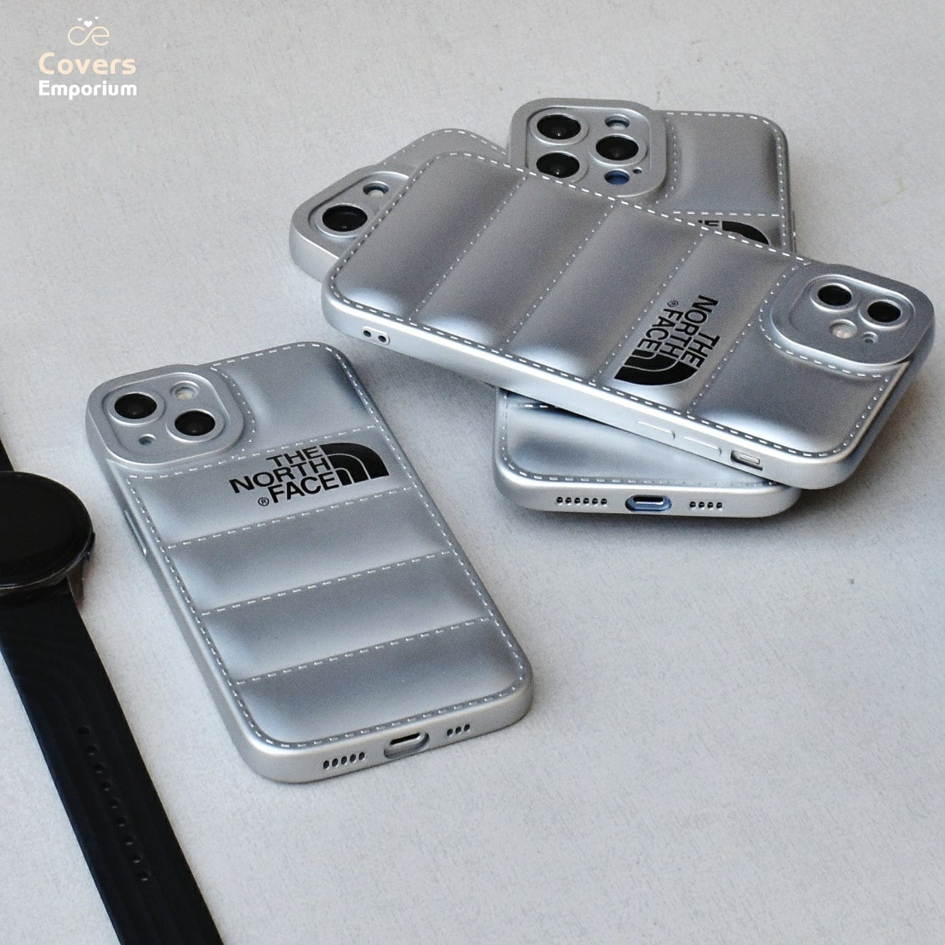 Premium Smart NF Puffer Case For iPhone – Covers Emporium Premium Smart NF Puffer Case For iPhone – Covers Emporium
